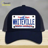 Whiteville North Carolina State Novelty License Plate Hat Mesh / Navy