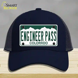 Engineer Pass Colorado Novelty License Plate Hat Mesh / Navy