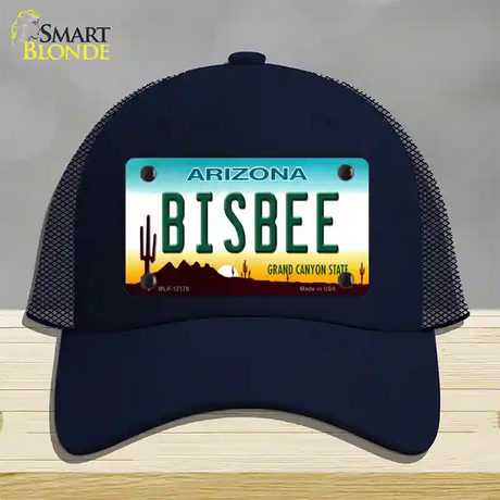 Bisbee Arizona Novelty License Plate Hat Mesh / Navy