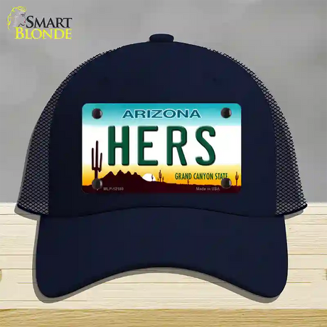 Hers Arizona Novelty License Plate Hat Mesh / Navy