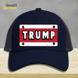 Trump Novelty License Plate Hat Mesh / Navy