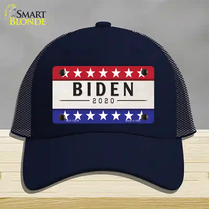 Joe Biden 2020 Novelty License Plate Hat Mesh / Navy