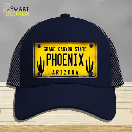 Arizona Phoenix Novelty License Plate Hat Mesh / Navy