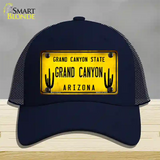 Arizona Grand Canyon Novelty License Plate Hat Mesh / Navy