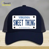 Sweet Thing Virginia Novelty License Plate Hat Mesh / Navy