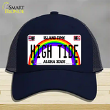 High Tide Hawaii Novelty License Plate Hat Mesh / Navy