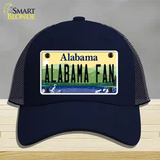 Alabama Fan Novelty License Plate Hat Mesh / Navy