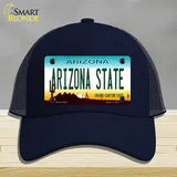 Arizona State Novelty License Plate Hat Mesh / Navy