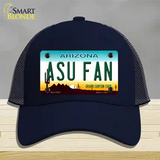 Arizona State Fan Novelty License Plate Hat Mesh / Navy