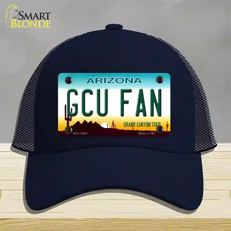 Grand Canyon Univ Fan Novelty License Plate Hat Mesh / Navy