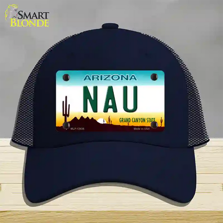 Northern Arizona Univ Novelty License Plate Hat Mesh / Navy