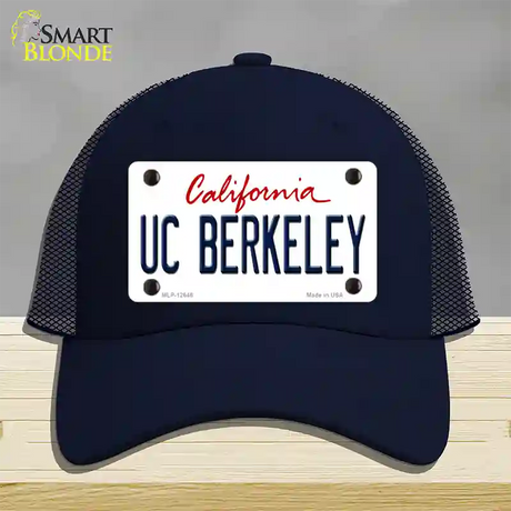 UC Berkeley Novelty License Plate Hat Mesh / Navy