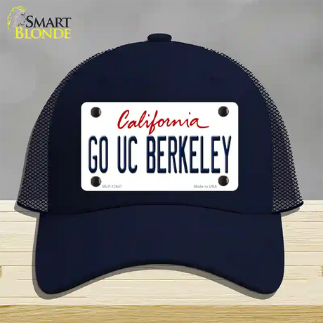 Go UC Berkeley Novelty License Plate Hat Mesh / Navy