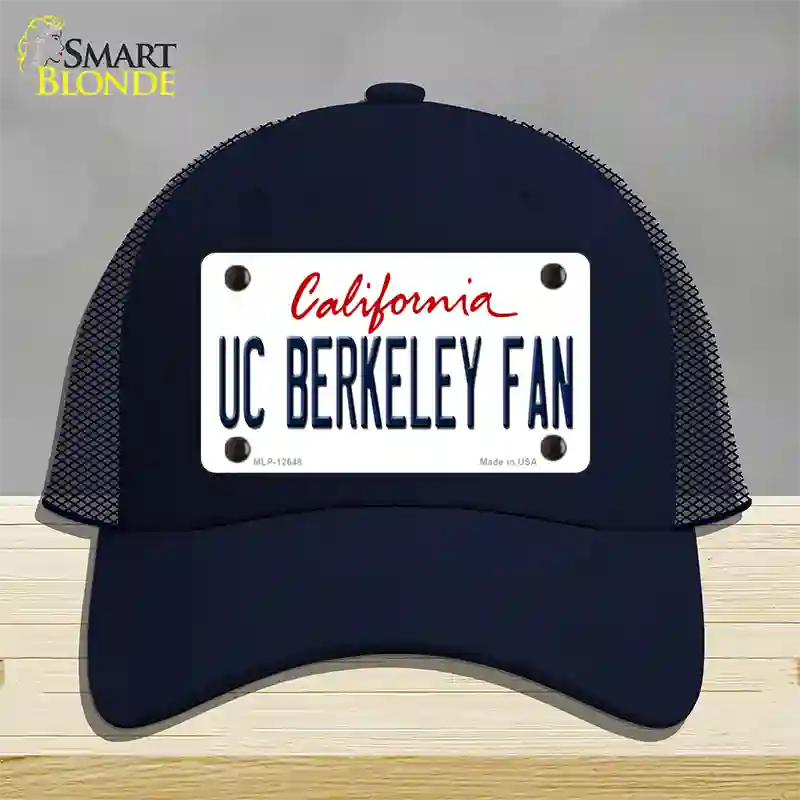 UC Berkeley Fan Novelty License Plate Hat Mesh / Navy