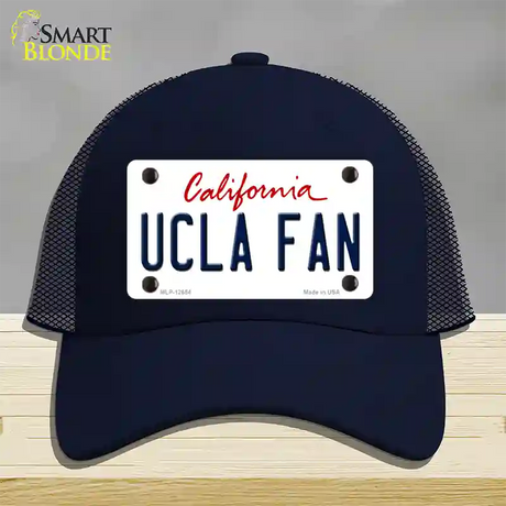 UCLA Fan Novelty License Plate Hat Mesh / Navy