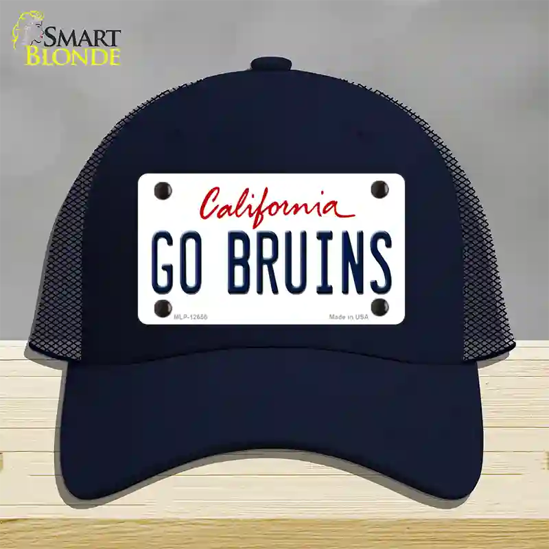 Go Bruins Novelty License Plate Hat Mesh / Navy