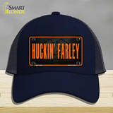 Huckin Farley Novelty License Plate Hat Mesh / Navy