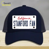 Stanford Fan Novelty License Plate Hat Mesh / Navy