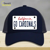 Go Cardinals Novelty License Plate Hat Mesh / Navy