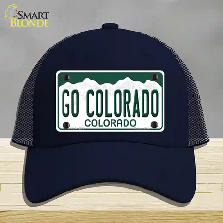 Go Colorado Novelty License Plate Hat Mesh / Navy