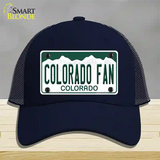 Colorado Fan Novelty License Plate Hat Mesh / Navy