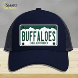 Buffaloes Novelty License Plate Hat Mesh / Navy