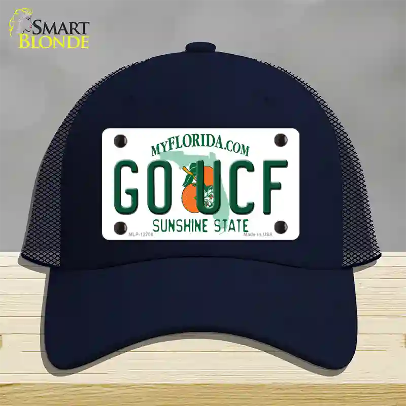 Go UCF Novelty License Plate Hat Mesh / Navy