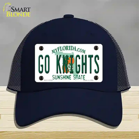 Go Knights Novelty License Plate Hat Mesh / Navy