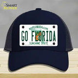 Go Florida Novelty License Plate Hat Mesh / Navy