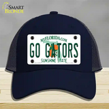 Go Gators Novelty License Plate Hat Mesh / Navy