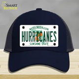 Hurricanes Novelty License Plate Hat Mesh / Navy