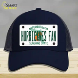 Hurricanes Fan Novelty License Plate Hat Mesh / Navy