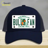 Bulls Fan Novelty License Plate Hat Mesh / Navy