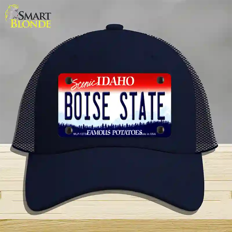 Boise State Novelty License Plate Hat Mesh / Navy