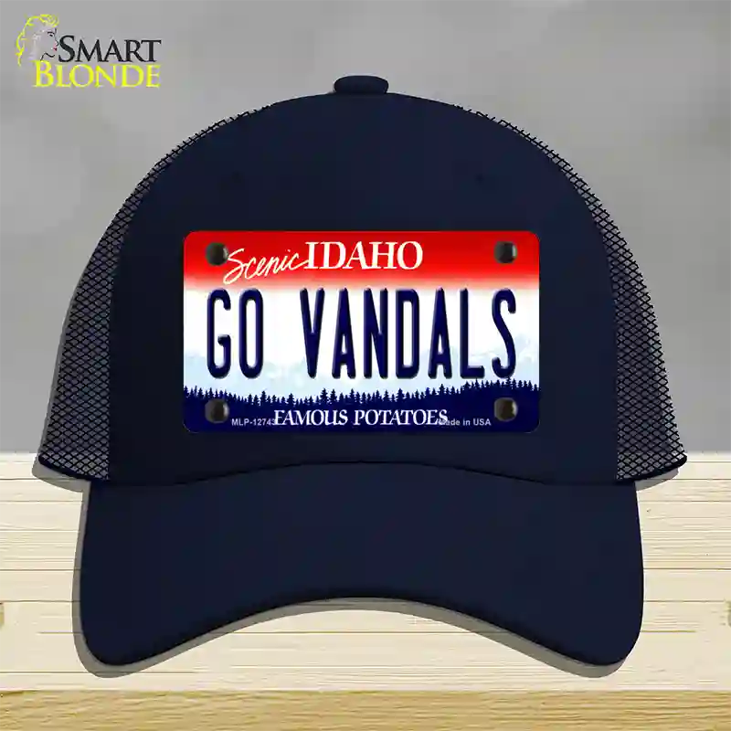 Go Vandals Novelty License Plate Hat Mesh / Navy