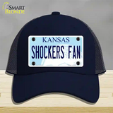 Shockers Fan Novelty License Plate Hat Tag Mesh / Navy