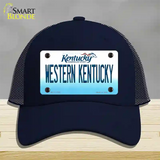 Western Kentucky Novelty License Plate Hat Tag Mesh / Navy