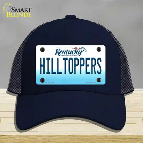 Hilltoppers Novelty License Plate Hat Tag Mesh / Navy