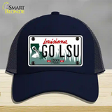 Go LSU Novelty License Plate Hat Tag Mesh / Navy