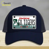 Louisiana Go Tigers Novelty License Plate Hat Tag Mesh / Navy