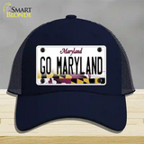 Go Maryland Novelty License Plate Hat Tag Mesh / Navy