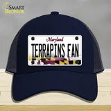 Terrapins Fan Novelty License Plate Hat Tag Mesh / Navy