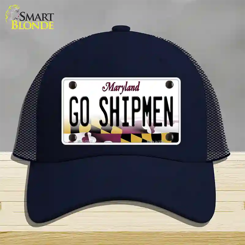 Go Shipmen Novelty License Plate Hat Tag Mesh / Navy