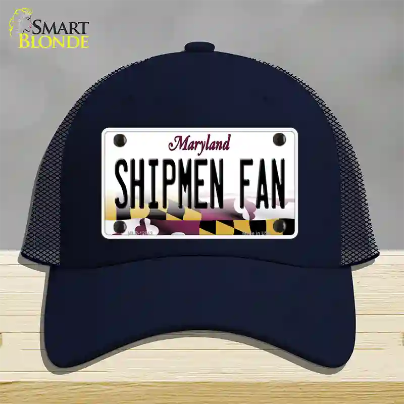 Shipmen Fan Novelty License Plate Hat Tag Mesh / Navy