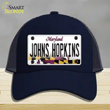 Johns Hopkins Novelty License Plate Hat Tag Mesh / Navy