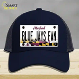 Blue Jays Fan Novelty License Plate Hat Mesh / Navy