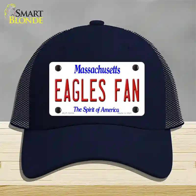 Eagles Fan Novelty License Plate Hat Mesh / Navy