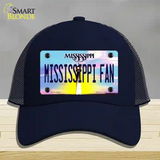 Mississippi Fan Novelty License Plate Hat Mesh / Navy