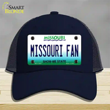 Missouri Fan Novelty License Plate Hat Mesh / Navy