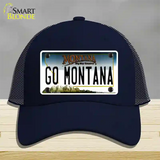 Go Montana Novelty License Plate Hat Mesh / Navy